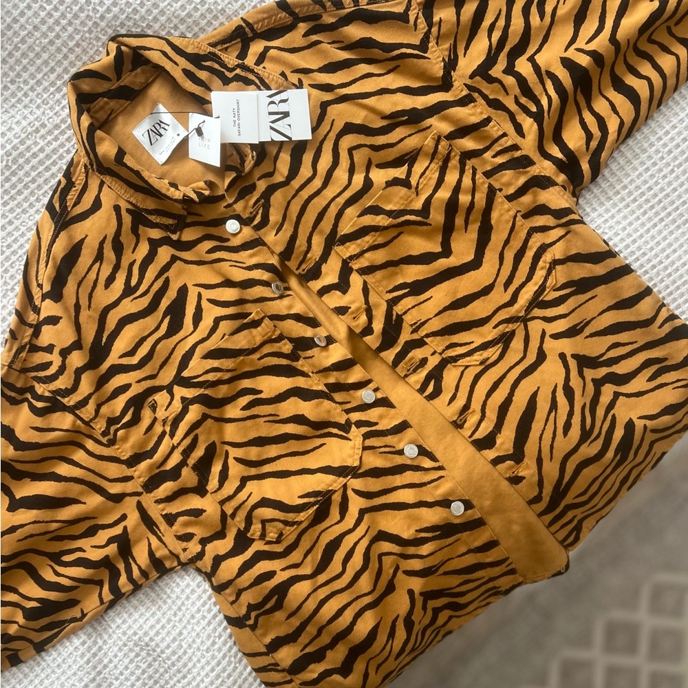 Zara  - The Katy Safari Overshirt NWT